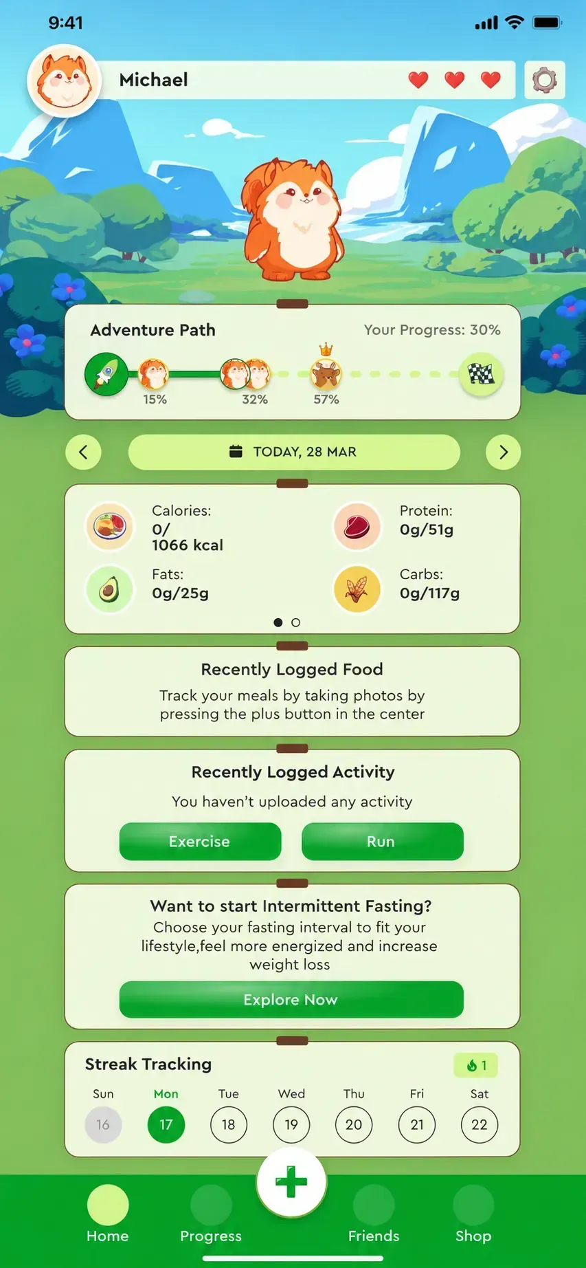 Macromascot mobile app screen